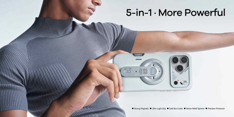 AULUMU G05 Air 5-in-1 Magnetic Phone Stand with Box Cutter