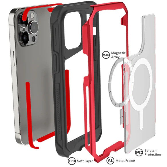 Ghostek Atomic Slim 4 Protection Case for iPhone 14 Pro (2022) with MagSafe Compatible