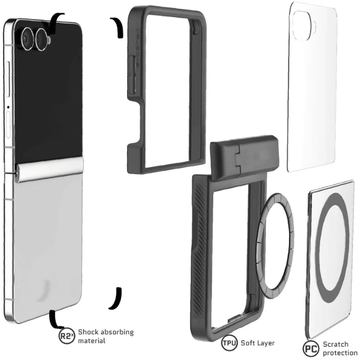 Ghostek Covert 7 Protection Case for Samsung Galaxy Z Flip 7 (2025)