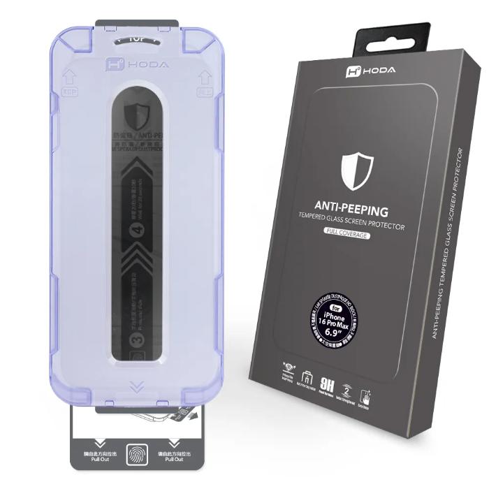 Shop and buy HODA Full Coverage Tempered Glass Screen Protector for iPhone 16 Pro Max (2024)| KURUMIZ online with great deals and sales prices with fast and safe shipping. KURUMIZ is the largest Singapore official authorised retailer for the largest collection of mobile premium accessories.