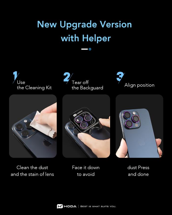 Shop and buy HODA Sapphire Lens Protector for iPhone 16 Pro/16 Pro Max (2024)| KURUMIZ online with great deals and sales prices with fast and safe shipping. KURUMIZ is the largest Singapore official authorised retailer for the largest collection of mobile premium accessories.