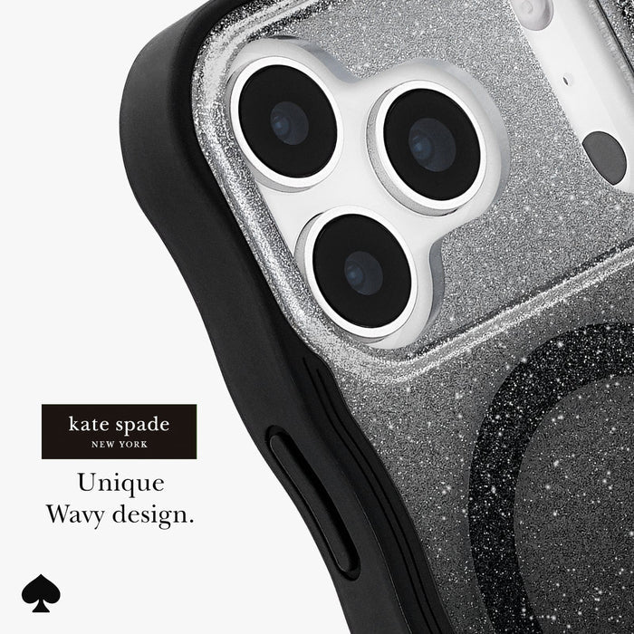 Kate Spade New York Wavy Nightfall Magnetic Case for iPhone 17 Pro 6.3" (2025)