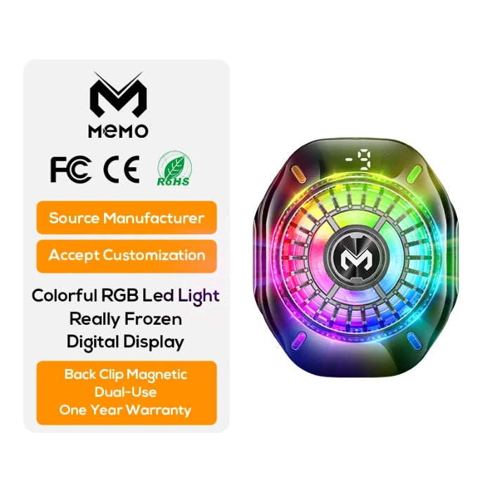 Shop and buy MEMO CX10 PRO RGB AI Magnetic Phone Cooler Fan,11W| KURUMIZ online with great deals and sales prices with fast and safe shipping. KURUMIZ is the largest Singapore official authorised retailer for the largest collection of mobile premium accessories.