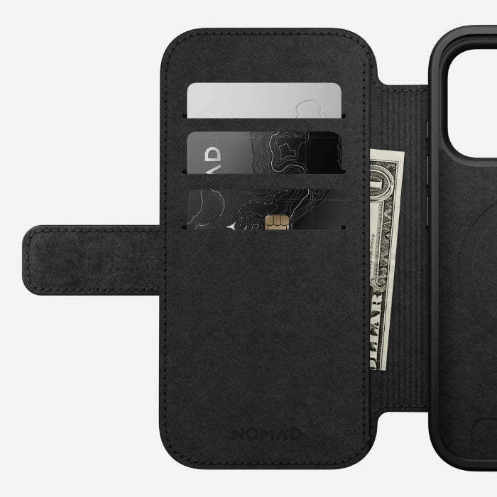 NOMAD Modern Leather Folio Case for iPhone 17 Pro 6.3" (2025) by Nomad Leather