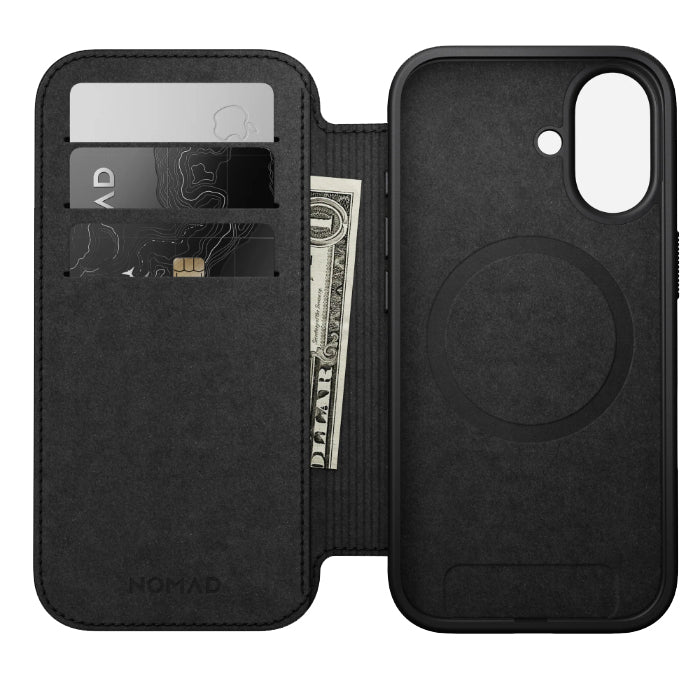 NOMAD Modern Leather Folio Case for iPhone 17 6.3" (2025) by Nomad Leather