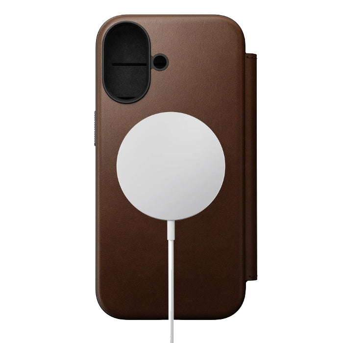 NOMAD Modern Leather Folio Case for iPhone 17 6.3" (2025) by Nomad Leather