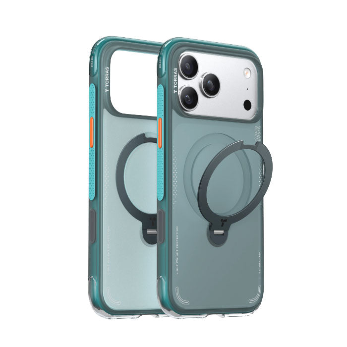 TORRAS Ostand Spin Air Series Case for iPhone 17 Pro Max 6.9" (2025)