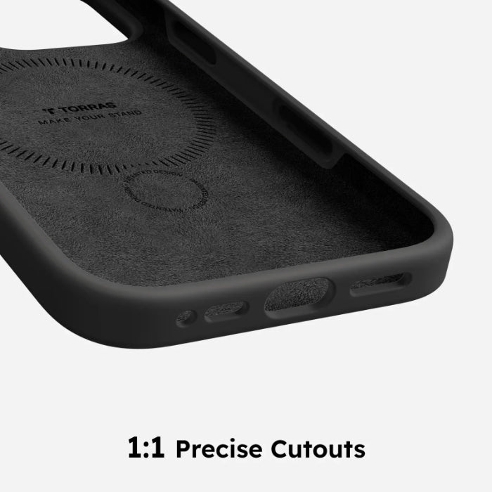 TORRAS Ostand Spin Silicone Case for iPhone 17 Pro 6.3" (2025)