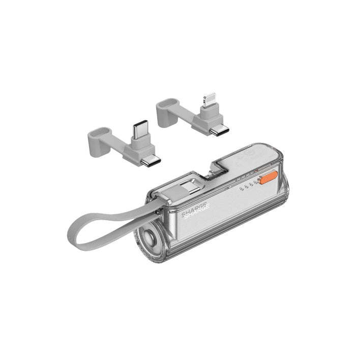 Shop and buy Sharge (Shargeek) Flow Mini 2 5,000mAh Lipstick Sized Portable Power Bank Built-in Cable| KURUMIZ online with great deals and sales prices with fast and safe shipping. KURUMIZ is the largest Singapore official authorised retailer for the largest collection of mobile premium accessories.