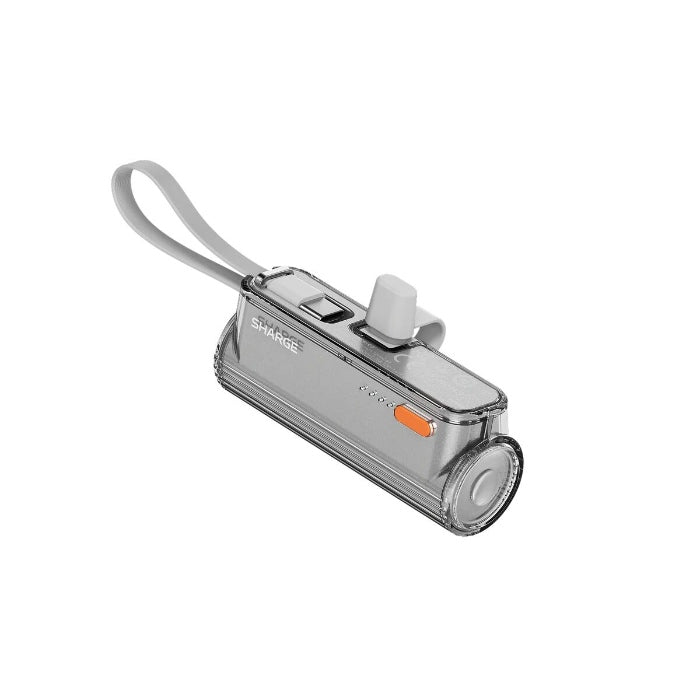Shop and buy Sharge (Shargeek) Flow Mini 2 5,000mAh Lipstick Sized Portable Power Bank Built-in Cable| KURUMIZ online with great deals and sales prices with fast and safe shipping. KURUMIZ is the largest Singapore official authorised retailer for the largest collection of mobile premium accessories.