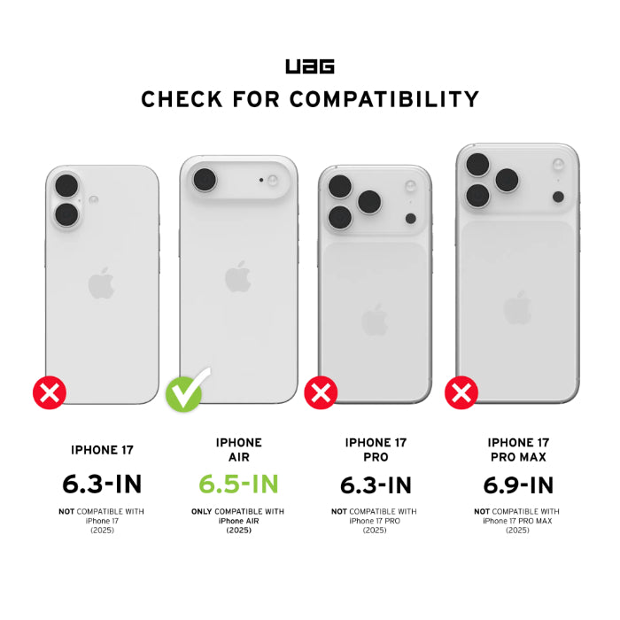 UAG Essential Armor Magnetic Case for iPhone Air (2025)