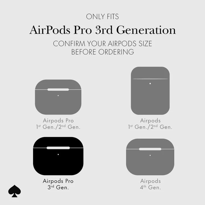 Kate Spade New York Protective Case for AirPods Pro 3 (2025)