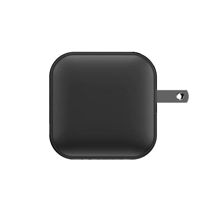 Black GRIFFIN PowerBlock 70w GaN PD3.0 Fast Charging Wall Charger on a white background