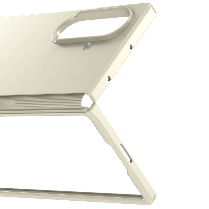 Beige Araree Aero Flex Magnetic Case for Samsung Galaxy Z Fold 7 (2025)  on a white background