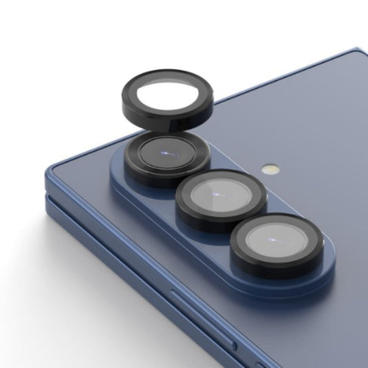 Black Araree Core Camera Metal Frame Lens Protector for Samsung Galaxy Z Fold 7 (2025) on a white background