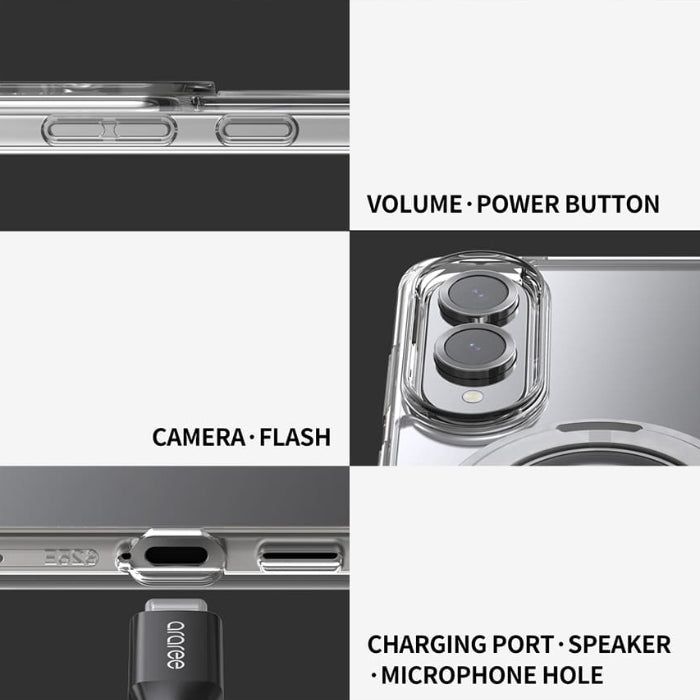 Araree Duple M Stand Case for Samsung Galaxy S25 Edge (2025)