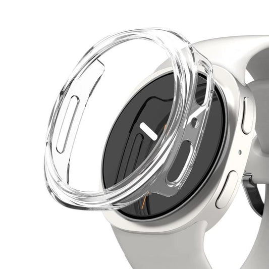 Clear Araree Nukin Protection Case for Samsung Galaxy Watch 8 (2025) 40mm on a white background