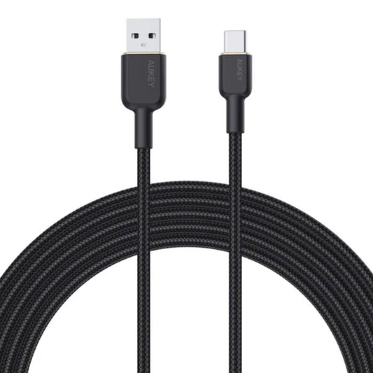 Shop and buy Aukey CB-NAC1 / CB-NAC2 Circlet Nylon braided USB-A to USB-C Cable| KURUMIZ online with great deals and sales prices with fast and safe shipping. KURUMIZ is the largest Singapore official authorised retailer for the largest collection of mobile premium accessories.