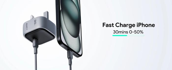 Shop and buy Aukey PA-C1 Comet 30W PD Wall Charger with GaN Technology| KURUMIZ online with great deals and sales prices with fast and safe shipping. KURUMIZ is the largest Singapore official authorised retailer for the largest collection of mobile premium accessories.