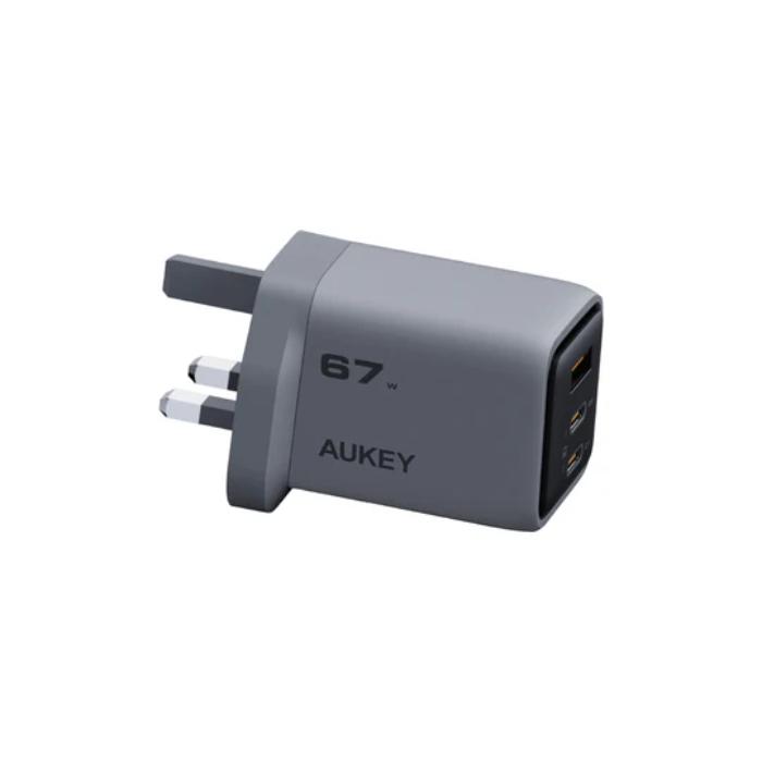 Shop and buy Aukey PA-C3 Comet Mix 3 67W PD Wall Charger with GaN Technology| KURUMIZ online with great deals and sales prices with fast and safe shipping. KURUMIZ is the largest Singapore official authorised retailer for the largest collection of mobile premium accessories.
