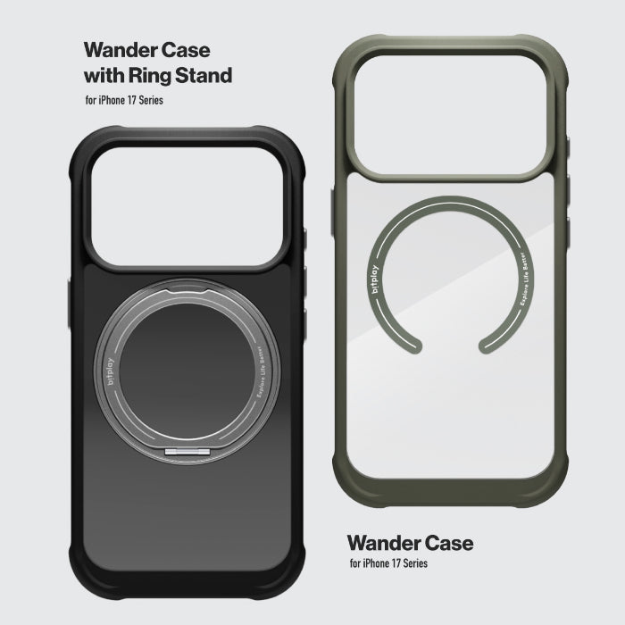 BITPLAY Wander Magnetic Case for iPhone 17 Pro 6.3" (2025) with Ring Stand