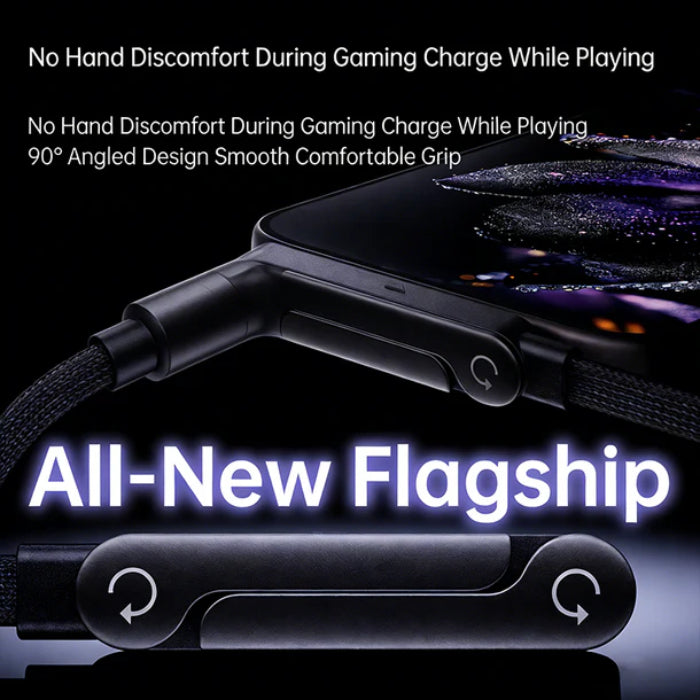 BASEMO 240W 4-in-1 Type-C Angled Stand Data Cable