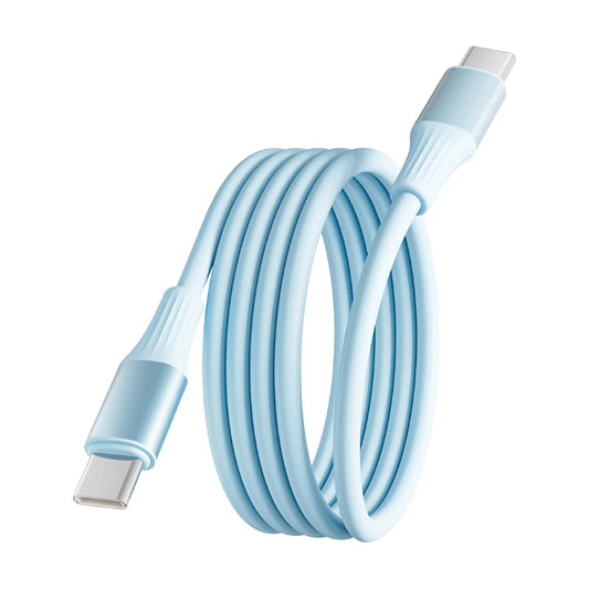 BASEMO 240W Type-C Magnetic Silicone Data Cable, 480Mbps Max