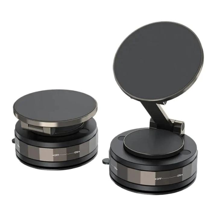 Vacuum Suction Magnetic 360 Rotatable Foldable Car Phone Holder