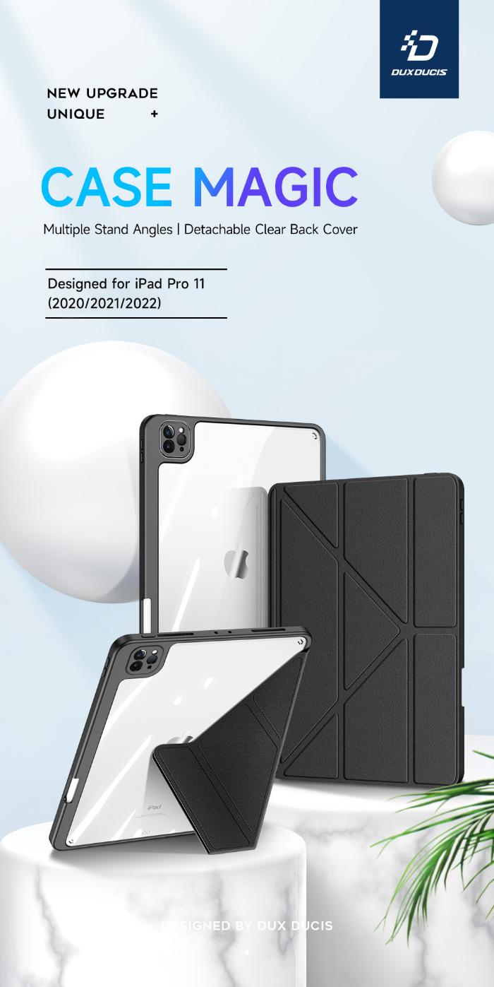 Shop and buy Dux Ducis Magi Case for iPad Pro 11" 2022/2021/2020| KURUMIZ online with great deals and sales prices with fast and safe shipping. KURUMIZ is the largest Singapore official authorised retailer for the largest collection of mobile premium accessories.