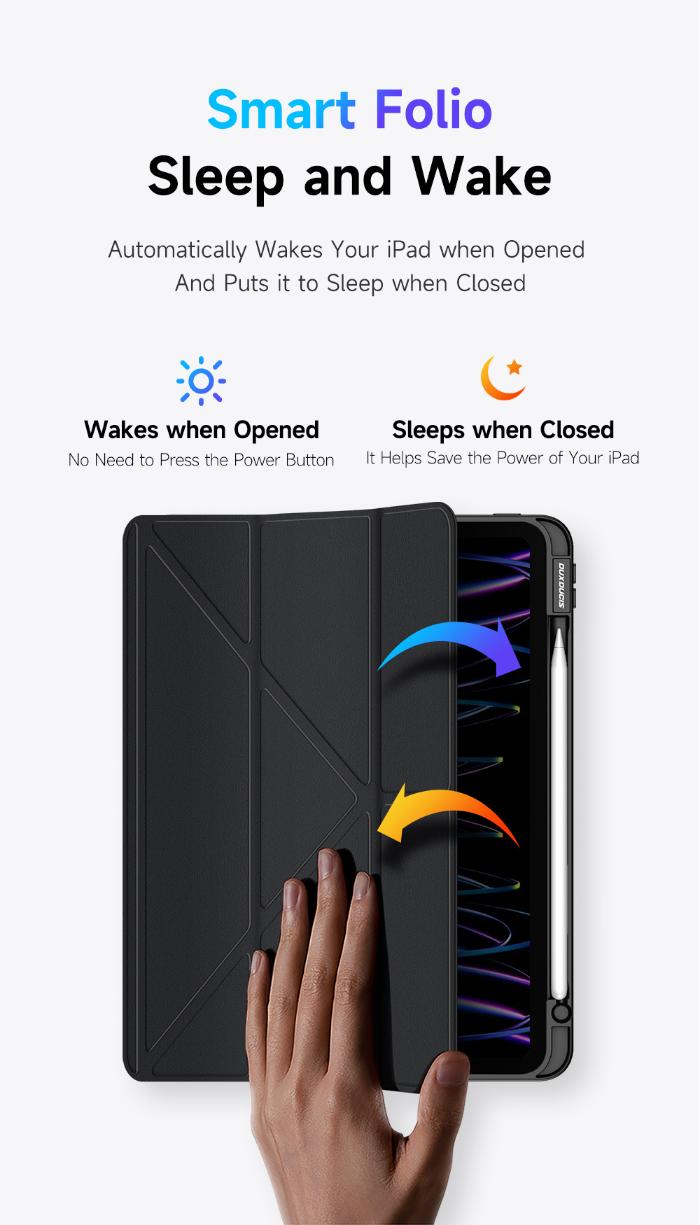 Shop and buy Dux Ducis Magi Case for iPad Pro 11" 2022/2021/2020| KURUMIZ online with great deals and sales prices with fast and safe shipping. KURUMIZ is the largest Singapore official authorised retailer for the largest collection of mobile premium accessories.