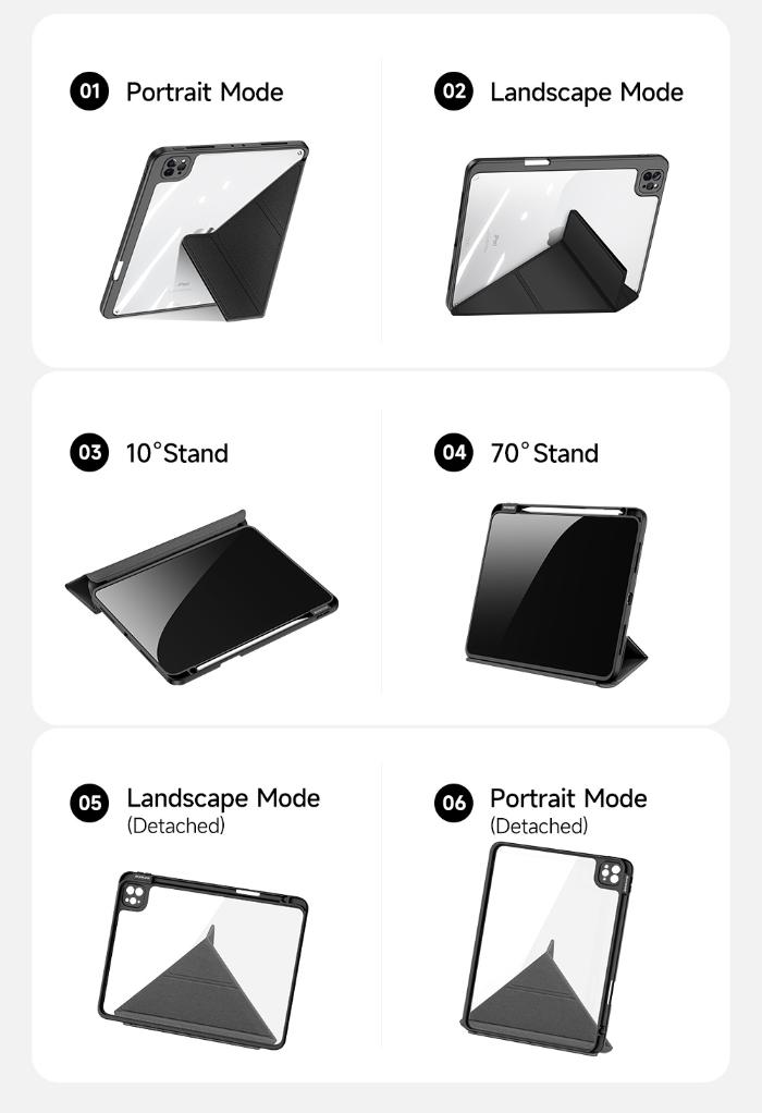 Shop and buy Dux Ducis Magi Case for iPad Pro 11" 2022/2021/2020| KURUMIZ online with great deals and sales prices with fast and safe shipping. KURUMIZ is the largest Singapore official authorised retailer for the largest collection of mobile premium accessories.
