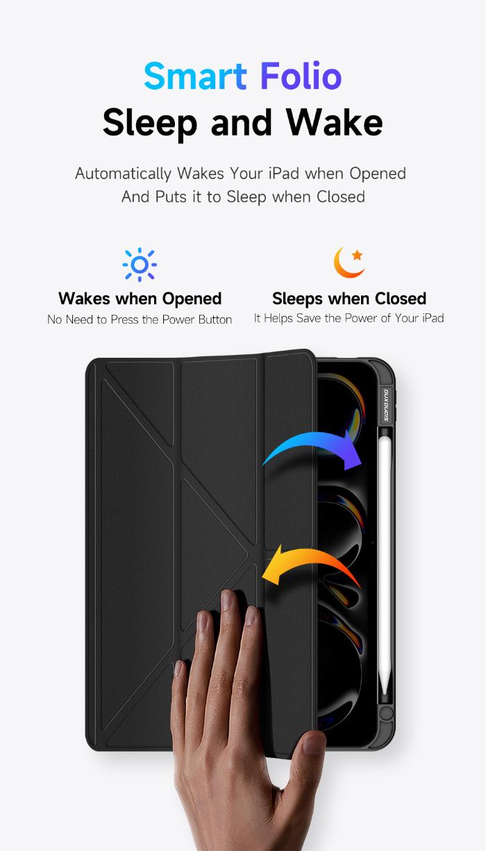 Shop and buy Dux Ducis Magi Case for iPad Pro 11" M4 (2024)| KURUMIZ online with great deals and sales prices with fast and safe shipping. KURUMIZ is the largest Singapore official authorised retailer for the largest collection of mobile premium accessories.