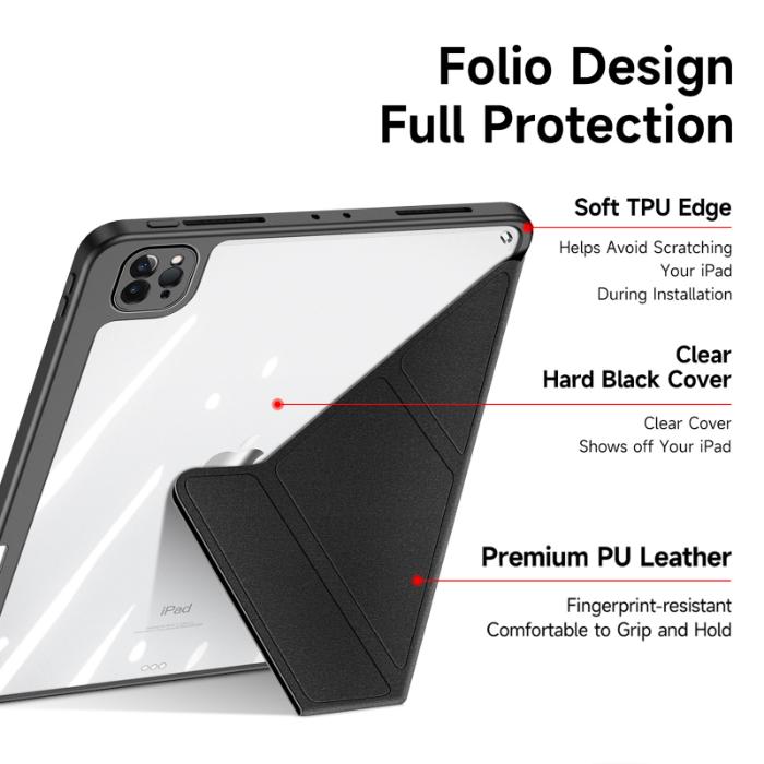 Shop and buy Dux Ducis MAGI Series Detachable Folio Case for iPad Pro 12.9 (2022/2021/2020/2018)| KURUMIZ online with great deals and sales prices with fast and safe shipping. KURUMIZ is the largest Singapore official authorised retailer for the largest collection of mobile premium accessories.