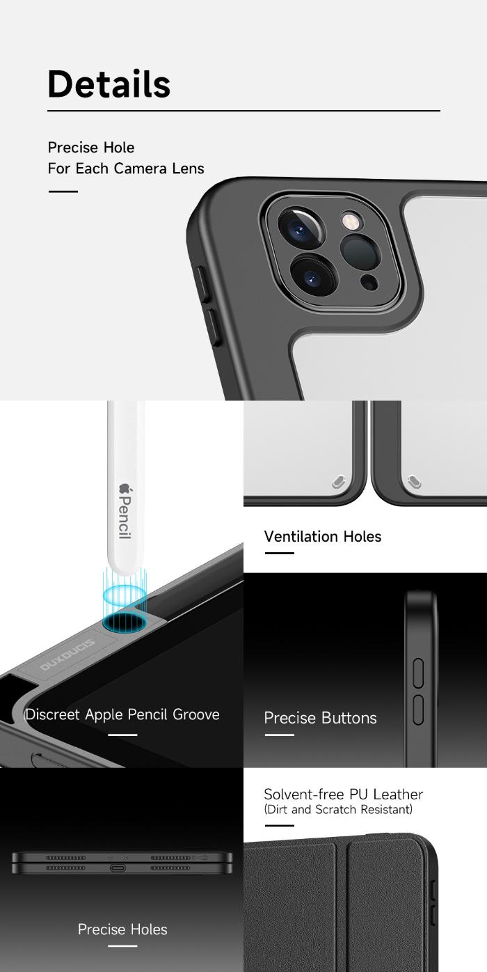 Shop and buy Dux Ducis MAGI Series Detachable Folio Case for iPad Pro 12.9 (2022/2021/2020/2018)| KURUMIZ online with great deals and sales prices with fast and safe shipping. KURUMIZ is the largest Singapore official authorised retailer for the largest collection of mobile premium accessories.