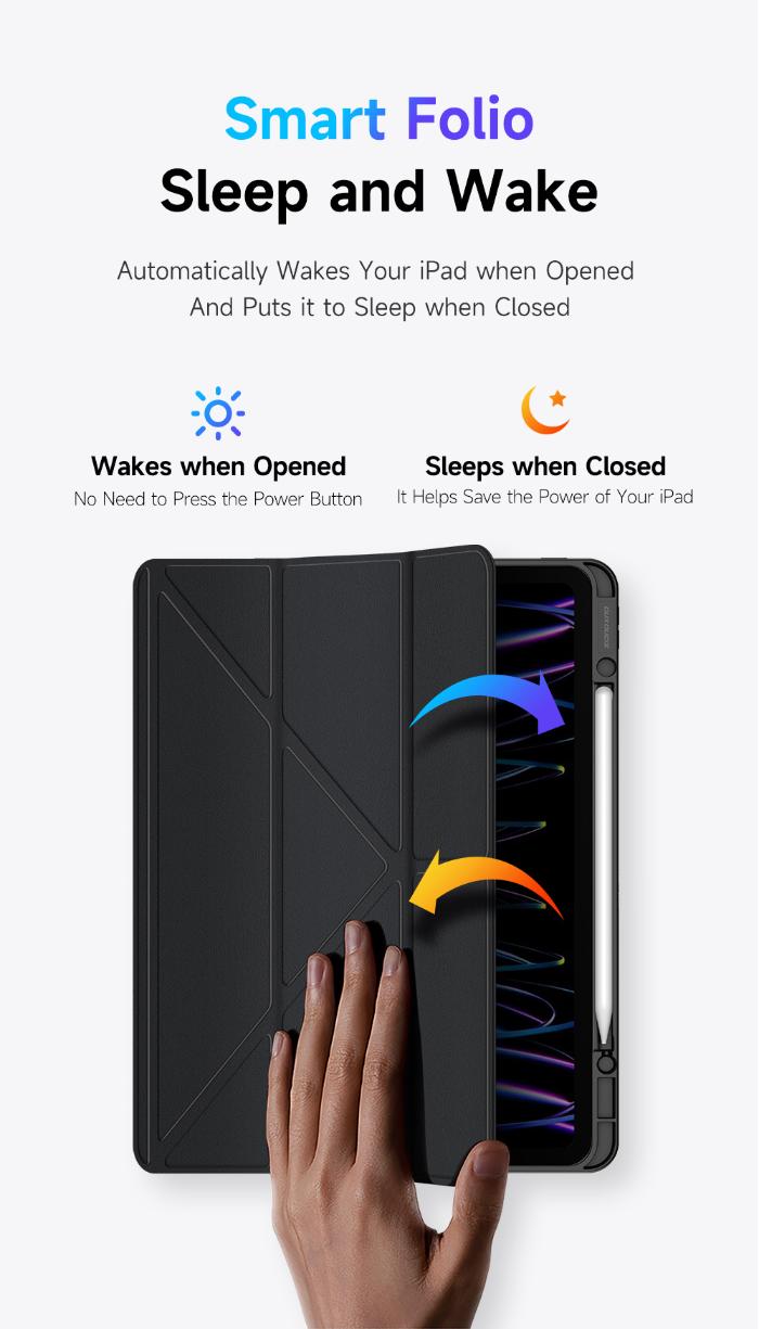 Shop and buy Dux Ducis MAGI Series Detachable Folio Case for iPad Pro 12.9 (2022/2021/2020/2018)| KURUMIZ online with great deals and sales prices with fast and safe shipping. KURUMIZ is the largest Singapore official authorised retailer for the largest collection of mobile premium accessories.
