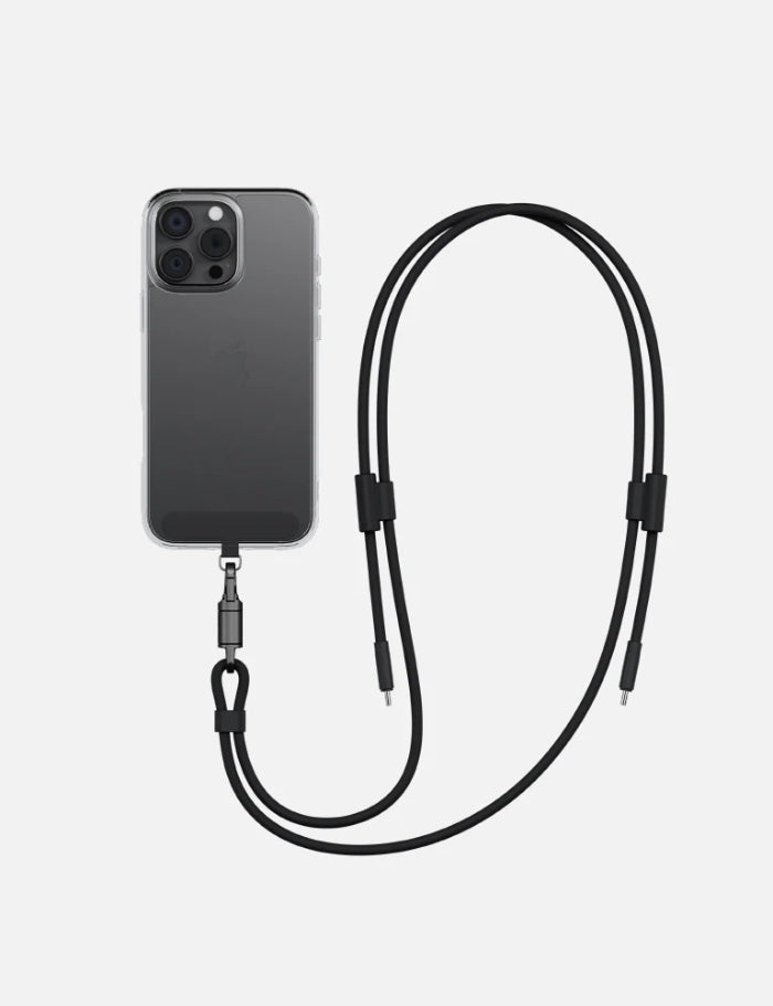 ENERGEA Lasso 240W Type-C to Type-C Lanyard Cable with Lanyard Card