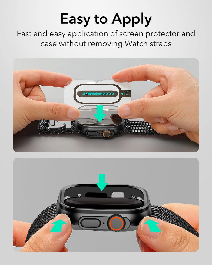 ESR Armorite Ultra-Tough Protection Set for Apple Watch Ultra 1/2/3