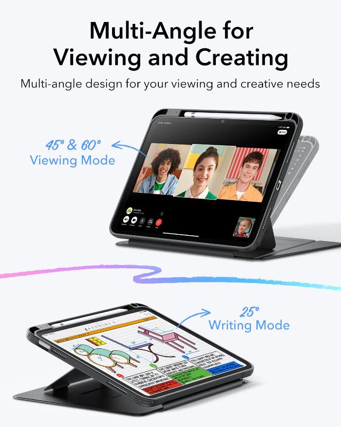 Shop and buy ESR Flip Hybrid Case for iPad 11"/10.9" (2025/2022) with Pencil Holder| KURUMIZ online with great deals and sales prices with fast and safe shipping. KURUMIZ is the largest Singapore official authorised retailer for the largest collection of mobile premium accessories.