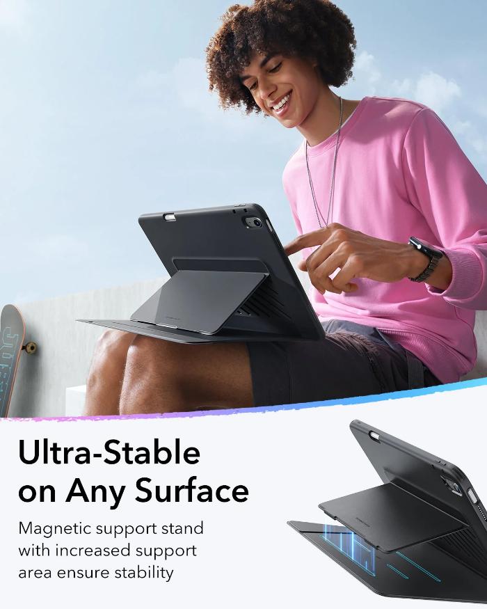 Shop and buy ESR Flip Hybrid Case for iPad 11"/10.9" (2025/2022) with Pencil Holder| KURUMIZ online with great deals and sales prices with fast and safe shipping. KURUMIZ is the largest Singapore official authorised retailer for the largest collection of mobile premium accessories.