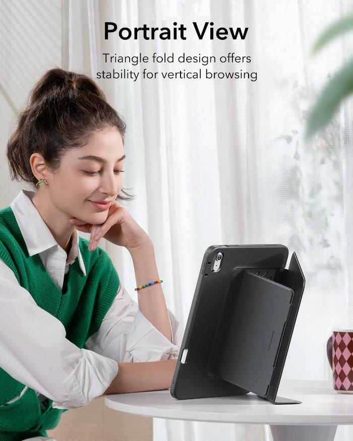 Shop and buy ESR Flip Hybrid Case for iPad Air 11" (2025/2024) & iPad Air 10.9" (2022/2020) with Pencil Holder| KURUMIZ online with great deals and sales prices with fast and safe shipping. KURUMIZ is the largest Singapore official authorised retailer for the largest collection of mobile premium accessories.