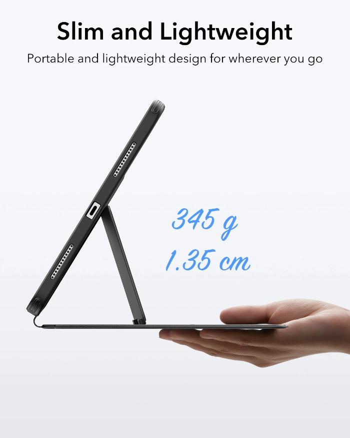 Shop and buy ESR Flip Hybrid Case for iPad Air 11" (2025/2024) & iPad Air 10.9" (2022/2020) with Pencil Holder| KURUMIZ online with great deals and sales prices with fast and safe shipping. KURUMIZ is the largest Singapore official authorised retailer for the largest collection of mobile premium accessories.