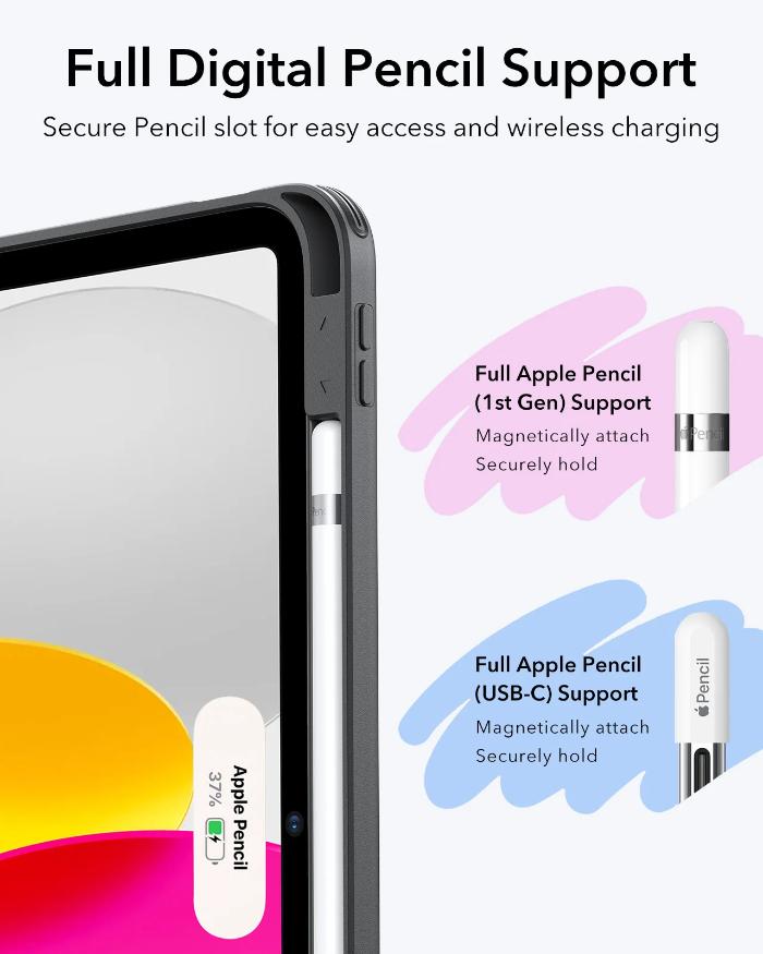 Shop and buy ESR Flip Hybrid Case for iPad Air 11" (2025/2024) & iPad Air 10.9" (2022/2020) with Pencil Holder| KURUMIZ online with great deals and sales prices with fast and safe shipping. KURUMIZ is the largest Singapore official authorised retailer for the largest collection of mobile premium accessories.