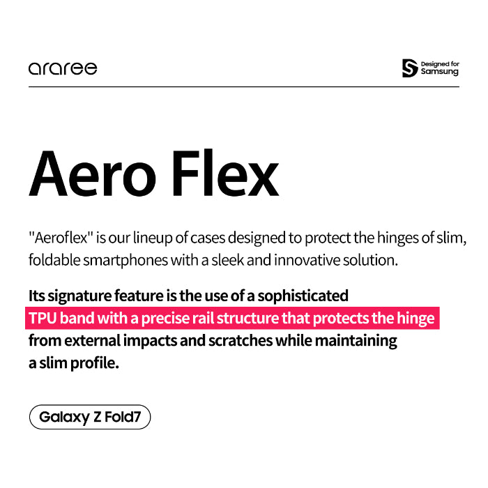 Araree Aero Flex Case for Samsung Galaxy Z Fold 7 (2025)