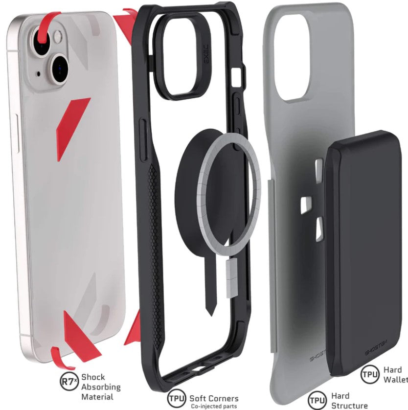 Shop and buy Ghostek Exec 6 Magnetic Wallet Cardholder Case iPhone 15 Plus (2023)| KURUMIZ online with great deals and sales prices with fast and safe shipping. KURUMIZ is the largest Singapore official authorised retailer for the largest collection of mobile premium accessories.