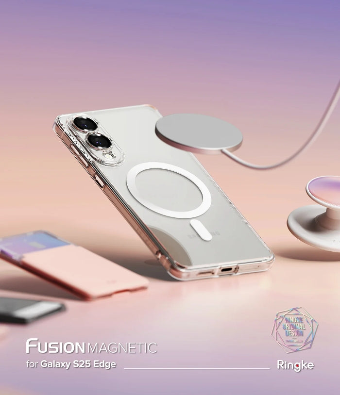 Shop and buy Ringke Fusion Magnetic Case for Samsung Galaxy S25 Edge (2025)| KURUMIZ online with great deals and sales prices with fast and safe shipping. KURUMIZ is the largest Singapore official authorised retailer for the largest collection of mobile premium accessories.