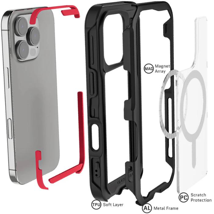 Shop and buy Ghostek Atomic Slim 4 Aluminum Case iPhone 16 Pro 6.3" (2024)| KURUMIZ online with great deals and sales prices with fast and safe shipping. KURUMIZ is the largest Singapore official authorised retailer for the largest collection of mobile premium accessories.