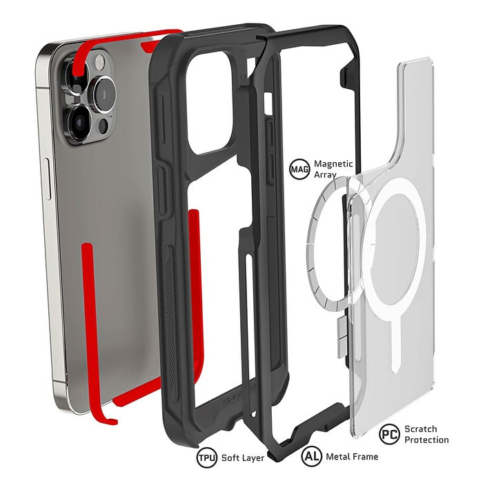 Shop and buy Ghostek Atomic Slim 4 Protection Case iPhone 14 Pro Max (2022) MagSafe Compatible| KURUMIZ online with great deals and sales prices with fast and safe shipping. KURUMIZ is the largest Singapore official authorised retailer for the largest collection of mobile premium accessories.