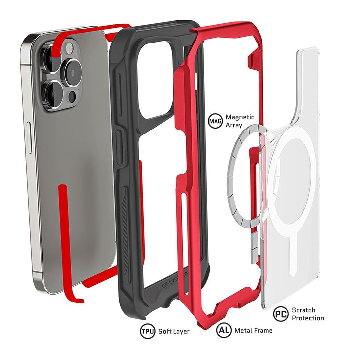 Shop and buy Ghostek Atomic Slim 4 Protection Case iPhone 14 Pro Max (2022) MagSafe Compatible| KURUMIZ online with great deals and sales prices with fast and safe shipping. KURUMIZ is the largest Singapore official authorised retailer for the largest collection of mobile premium accessories.