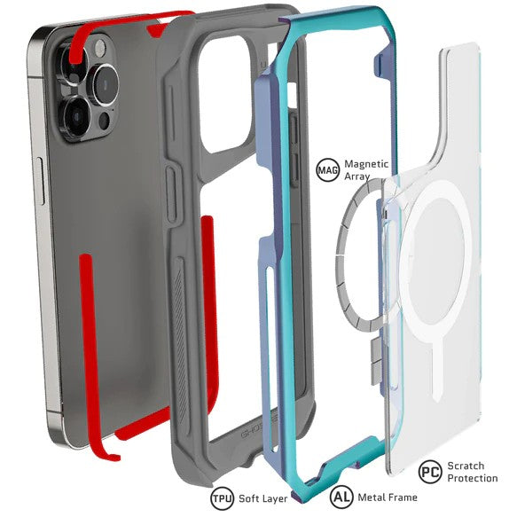 Ghostek Atomic Slim 4 Protection Case for iPhone 14 Pro (2022) with MagSafe Compatible