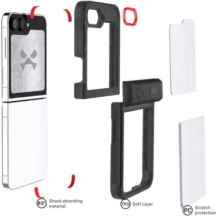 Shop and buy Ghostek Covert 7 Protection Case Samsung Galaxy Z Flip 6 (2024)| KURUMIZ online with great deals and sales prices with fast and safe shipping. KURUMIZ is the largest Singapore official authorised retailer for the largest collection of mobile premium accessories.